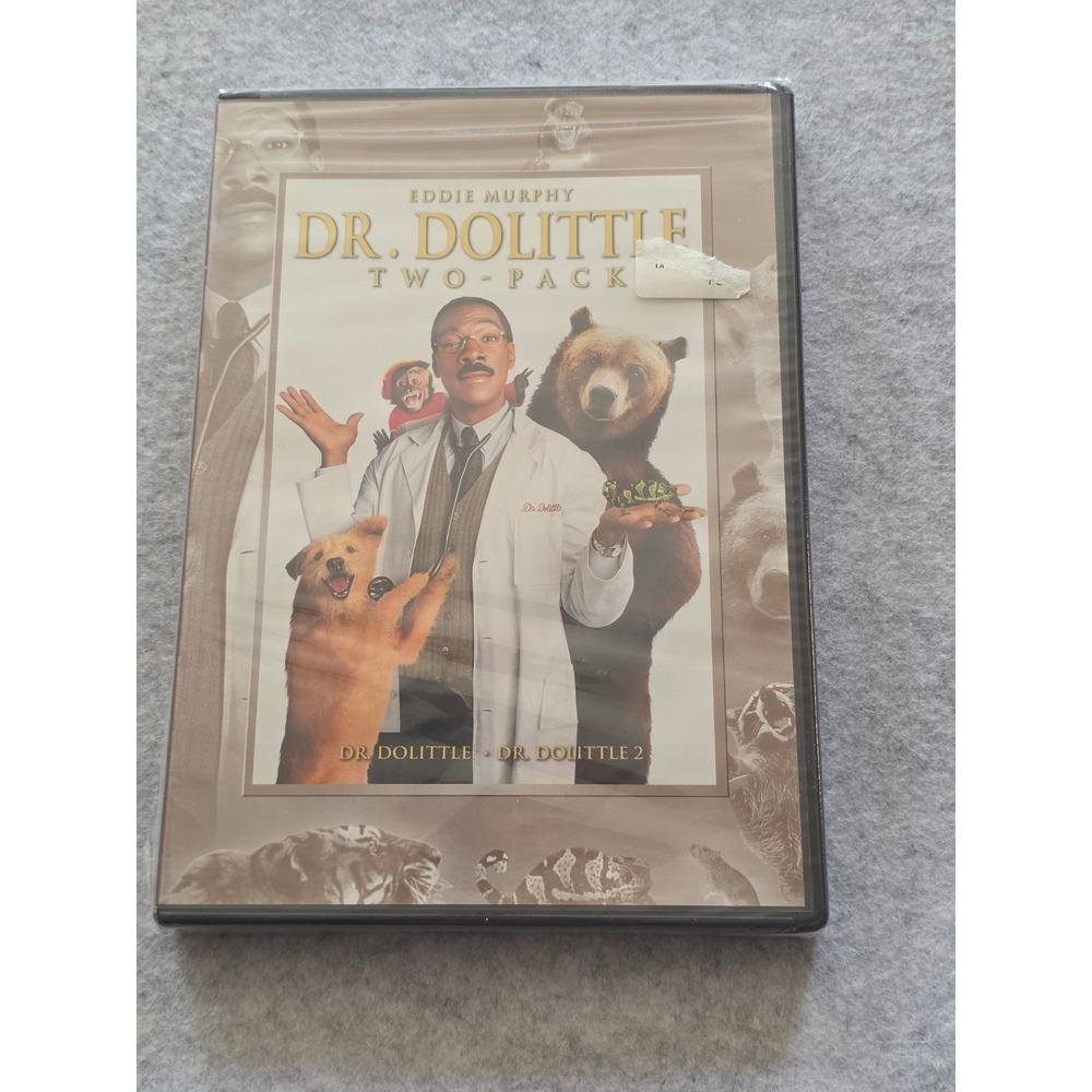Dr Dolittle Two-Pack Eddie Murphy DVD Movies Comedy Family Children